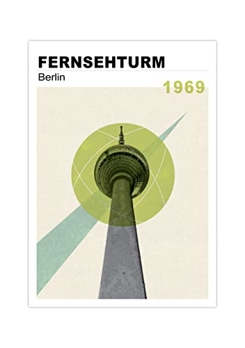Generisch Poster Berliner Fernsehturm | Bild Berlin A3 (42x29,7 cm) von Generisch