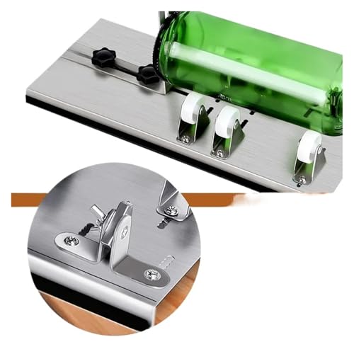 Generisch Professioneller Glasschneider, kompatibel mit Flaschenschneideglasmesser, DIY-Schneidewerkzeug(Stainless Set 03) von Generisch