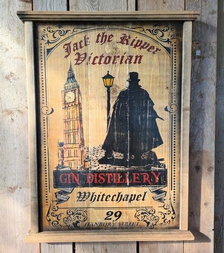 Generisch Pub WANDBOARD Jack The Ripper Gin Distillery Holz WANDDEKO Kneipe Schild NEU Generisch Pub WANDBOARD Jack The Ripper Gin Distillery Holz WANDDEKO Kneipe Schild NEU von Generisch