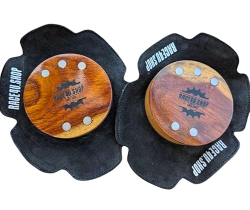 Generisch Race4u. Shop Holz Knieschleifer mit FUNKEN langlebig hochwertige Verarbeitung besonders robust mit Titanstiften Set Rund von Generisch