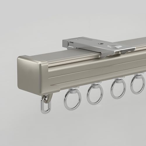 Generisch Raumteiler-Deckenvorhangschiene, Hochleistungs-Gardinenschiene 2,0mm Dicke, Sanftes Gleiten Für Fenster, Schränke, Badezimmer, Privatsphäre In Offenen Räumen(Champa,180cm/5.9ft(2 * 90cm)) Generisch Raumteiler-Deckenvorhangschiene, Hochleistungs-Gardinenschiene 2,0mm Dicke, Sanftes Gleiten Für Fenster, Schränke, Badezimmer, Privatsphäre In Offenen Räumen(Champa,180cm/5.9ft(2 * 90cm)) von Generisch