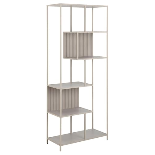 Generisch Regal - 77 x 185 cm - mit 5 Fächern - Grau - Grau matt - Melamin - Stahl Generisch Regal - 77 x 185 cm - mit 5 Fächern - Grau - Grau matt - Melamin - Stahl von Generisch