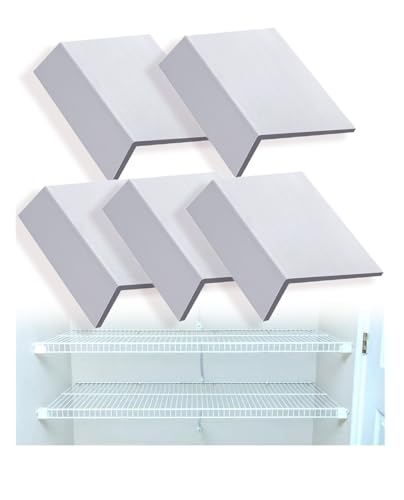Generisch Regalabdeckungen for Speisekammer, Regalkappen for Abdecken von Drahtregalen, Drahtregalabdeckungen, wasserdicht und zuschneidbar(Milk,107x41x5cm/42x16x2in) von Generisch