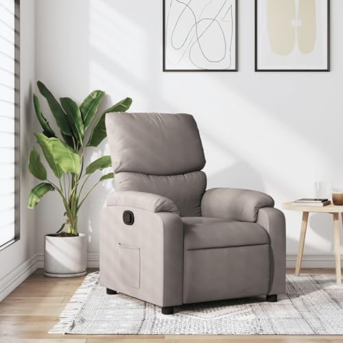 Generisch Relaxsessel Taupe Stoff,jiangboyue-373418 von Generisch