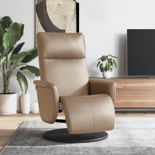 Generisch Relaxsessel mit Fußteil Cappuccino-Braun Kunstleder,jiangboyue-356548 Generisch Relaxsessel mit Fußteil Cappuccino-Braun Kunstleder,jiangboyue-356548 von Generisch