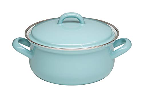 Riess, 0611-109, Kasserolle mit Deckel 16, CLASSIC - SONDEREDITION NATURE GREEN LIGHT, Durchmesser 16 cm, Inhalt 1.0 Liter, Höhe 12.8 cm, Induktion Riess, 0611-109, Kasserolle mit Deckel 16, CLASSIC - SONDEREDITION NATURE GREEN LIGHT, Durchmesser 16 cm, Inhalt 1.0 Liter, Höhe 12.8 cm, Induktion von Riess