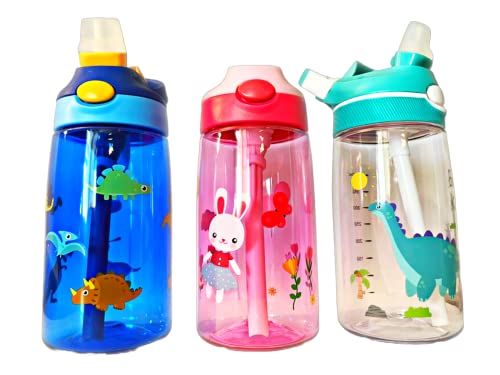 Generisch Robuste und nachhaltige BPA-freie Trinkflasche mit Silikon Mundstück: Auslaufsicher und perfekt für Schule und Outdoor-Abenteuer (Rosa) von Generisch