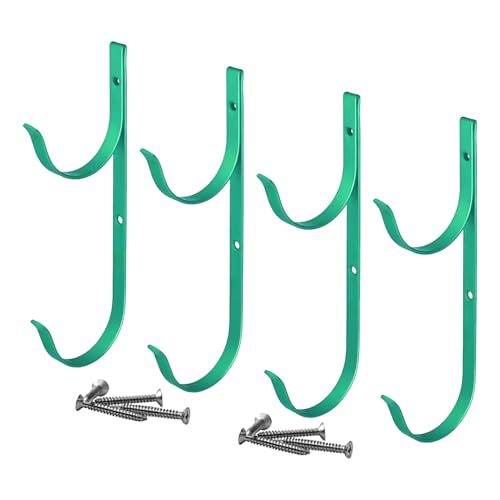 Generisch Robuster Pools Skimmer Halter - Aluminiumlegierung Zaunhaken für Poolschlauch | Hochbelastbare Halterung für Kescher, Bürsten, Schläuche und Teleskopstangen von Generisch