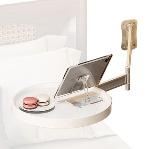 Generisch Round Table, 180° Rotation Foldable Coffee Table, Wall Mounted Modern Space Saving Desk, Small Floating Wall Rack for Living Room, Bedside, Home, Kitchen, 11.02x11.02 inches Generisch Round Table, 180° Rotation Foldable Coffee Table, Wall Mounted Modern Space Saving Desk, Small Floating Wall Rack for Living Room, Bedside, Home, Kitchen, 11.02x11.02 inches von Generisch