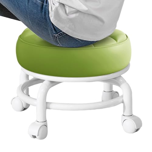Generisch Runder Rollhocker | Rotatierbares Design Schwenk Sattelhocker | Ultra Soft Polster Sitzkissen Sttool | Komfortarbeitsstuhl ideal für Salon-, Büro-, Massage- und Heimstudio -Nutzung Generisch Runder Rollhocker | Rotatierbares Design Schwenk Sattelhocker | Ultra Soft Polster Sitzkissen Sttool | Komfortarbeitsstuhl ideal für Salon-, Büro-, Massage- und Heimstudio -Nutzung von Generisch
