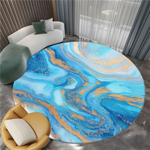 Generisch Runder Teppich Marmormuster rutschfest Waschbar Runde Teppiche 60 cm Weiche Flanell Runder Teppich, für Schlafzimmer Kinderzimmer Wohnzimmer Blaugrün Kurzflor Bodenmatte Generisch Runder Teppich Marmormuster rutschfest Waschbar Runde Teppiche 60 cm Weiche Flanell Runder Teppich, für Schlafzimmer Kinderzimmer Wohnzimmer Blaugrün Kurzflor Bodenmatte von Generisch