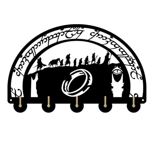 Generisch SZDE Ring Lord 6 silhouette Haushaltsdekoration Holz Wandhaken montierte Schlüsselhaken für Wand, Schlüsselhalter für Wanddekoration, Holz Haus Wanddekoration für Eingangsbereich Flur Generisch SZDE Ring Lord 6 silhouette Haushaltsdekoration Holz Wandhaken montierte Schlüsselhaken für Wand, Schlüsselhalter für Wanddekoration, Holz Haus Wanddekoration für Eingangsbereich Flur von Generisch