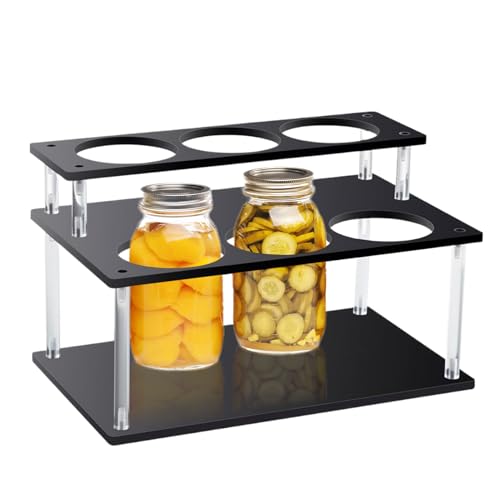 Generisch Saft,StänderAus Acrylglas Für Kaffeesirup Flaschen - Zur Flaschenorganisation Aufbewahrung Küchenaccessoires Für Theke von Generisch