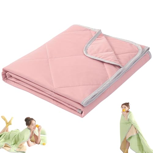 Generisch Cooling Sleep KüHldecke, Cooling Sleep Decke, Cooling Sleep 3-Lagen KüHldecke, Cooling Sleep Kühldecke Sommer (Pink,220X240cm) von Generisch