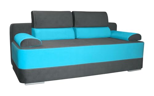 Generisch Schlafsofa Brava mit Bettkasten, 196 x 196 x 97 cm von Generisch