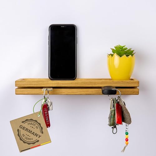 Woodkopf® - Eichenholz Schlüsselbrett - Schlüsselablage Magnetisch - praktische Schlüsselwand mit Ablage - Schlüssel Organizer - Minimalistische Schlüsselleiste - Design Schlüsselhalterung Woodkopf® - Eichenholz Schlüsselbrett - Schlüsselablage Magnetisch - praktische Schlüsselwand mit Ablage - Schlüssel Organizer - Minimalistische Schlüsselleiste - Design Schlüsselhalterung von Generisch