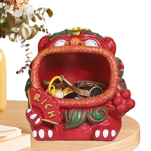 Generisch Schlüsselhalterschale, Schlüsselgericht - Schlüsselhalter Catchall Bowl - Lucky Lion Form Schmuck Organizer für Wohnzimmer, Schlafzimmer, Eitelkeit, Küche, Herzstück Generisch Schlüsselhalterschale, Schlüsselgericht - Schlüsselhalter Catchall Bowl - Lucky Lion Form Schmuck Organizer für Wohnzimmer, Schlafzimmer, Eitelkeit, Küche, Herzstück von Generisch