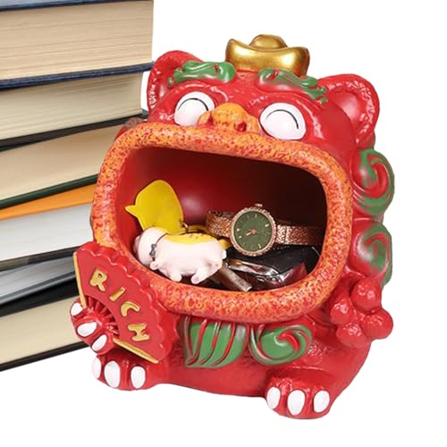 Generisch Schlüsselschale für Eingangstabelle, Schlüsselhalterschale,Eingangsorganisator Catchall Bowl - Lion Form Schmuck Organizer für Wohnzimmer, Schlafzimmer, Eitelkeit, Küche, Herzstück Generisch Schlüsselschale für Eingangstabelle, Schlüsselhalterschale,Eingangsorganisator Catchall Bowl - Lion Form Schmuck Organizer für Wohnzimmer, Schlafzimmer, Eitelkeit, Küche, Herzstück von Generisch