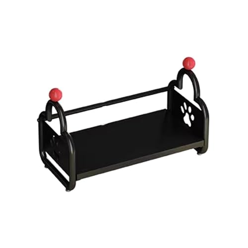 Generisch Schreibtisch-Bücherregal, Ausstellungsständer, Metall-Organizer-Regal Für Badezimmer, Aufbewahrungsregal Für Zuhause(1-Tier) von Generisch