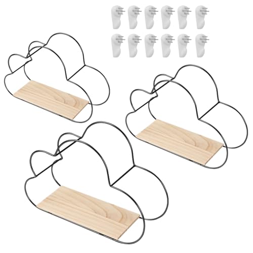 Generisch Schwebende Regale, Schwebende Regale Im Wolken-Design Für Das Schlafzimmer, 3 Teile Aufbewahrungsregal Deko Regalbrett Wohnzimmer Schlafzimmer Badezimmer Landhausstil Generisch Schwebende Regale, Schwebende Regale Im Wolken-Design Für Das Schlafzimmer, 3 Teile Aufbewahrungsregal Deko Regalbrett Wohnzimmer Schlafzimmer Badezimmer Landhausstil von Generisch