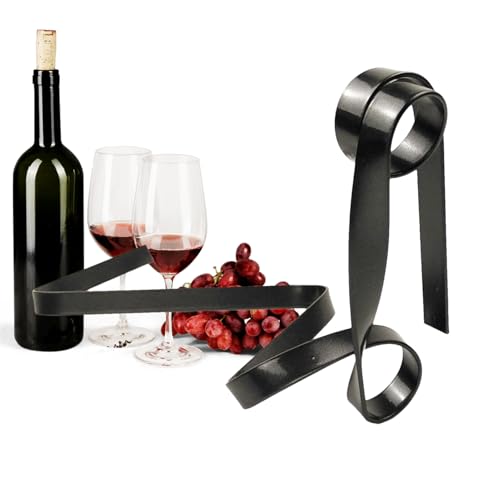 Generisch Schwebendes Weinregal | Schwebendes Flaschenregal In Bandform - Elegante Metall Spirituosen Präsentation Für Zuhause Küche Wohnzimmer Generisch Schwebendes Weinregal | Schwebendes Flaschenregal In Bandform - Elegante Metall Spirituosen Präsentation Für Zuhause Küche Wohnzimmer von Generisch