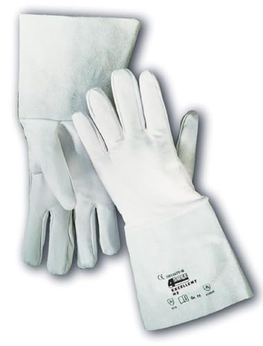 Generisch Schweißerhandschuh 4Safe Kromwell Excellent H2 aus weichem Nappaleder (9 (L)) von Generisch