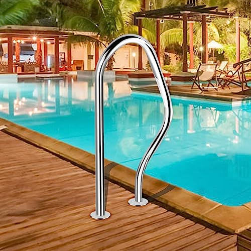 Generisch Schwimmbad-Handläufe, 3-Bogen-Sicherheitshandlauf für Pools, Haltegriff für Poolleiter, Pool-Treppengeländer für den Einstieg in eingebaute Pools Generisch Schwimmbad-Handläufe, 3-Bogen-Sicherheitshandlauf für Pools, Haltegriff für Poolleiter, Pool-Treppengeländer für den Einstieg in eingebaute Pools von Generisch