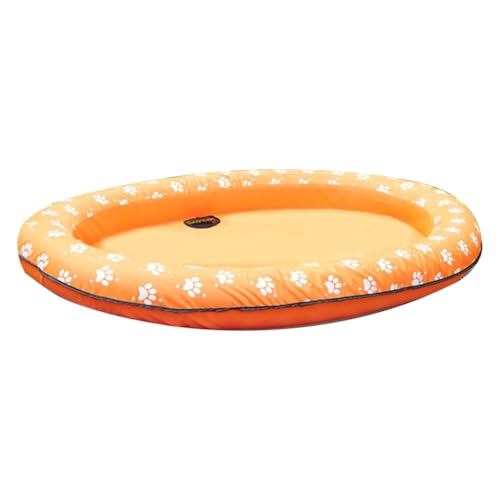 Generisch Schwimmender Doggy-Pool | Einfache Einrichtung Doggy Pool Floats,Langlebiger Und Faltbarer Haustier-Hundeschwimmer, Wasserspielspielzeug Für Hunde Und Kinder von Generisch