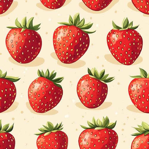 Generisch Selbstklebende Tapete 44x300 cm Klebefolie Möbel Erdbeere Obst Dekorfolie Möbelfolie Malerei Cartoon Mustertapete Wandtapete Wohnzimmer Schlafzimmer Wasserdicht Wallpaper Küche Generisch Selbstklebende Tapete 44x300 cm Klebefolie Möbel Erdbeere Obst Dekorfolie Möbelfolie Malerei Cartoon Mustertapete Wandtapete Wohnzimmer Schlafzimmer Wasserdicht Wallpaper Küche von Generisch