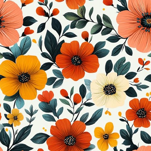 Generisch Selbstklebende Tapete 44x500 cm Klebefolie Möbel Blumen Bunt Dekorfolie Möbelfolie Malerei Kunst Mustertapete Wandtapete Wohnzimmer Schlafzimmer Wasserdicht Wallpaper Küche Generisch Selbstklebende Tapete 44x500 cm Klebefolie Möbel Blumen Bunt Dekorfolie Möbelfolie Malerei Kunst Mustertapete Wandtapete Wohnzimmer Schlafzimmer Wasserdicht Wallpaper Küche von Generisch