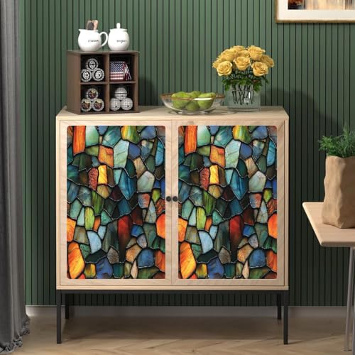 Generisch Selbstklebende Tapete Wasserdicht Wandpapier Moderner Stil Matt dick Klebefolie Bunte Glasbausteine Nahtlose Wandtapete für Schlafzimmer Wohnzimmer Möbel Wände Dekorfolie 45x200CM Generisch Selbstklebende Tapete Wasserdicht Wandpapier Moderner Stil Matt dick Klebefolie Bunte Glasbausteine Nahtlose Wandtapete für Schlafzimmer Wohnzimmer Möbel Wände Dekorfolie 45x200CM von Generisch