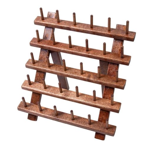 Generisch Sewing Organizer, Thread Spool Holder, Wooden Large Capacity Knitting Rack Storage with Foldable Legs Crafting Spool Rack for Table, 9.25x6.1x9.84 Inches Generisch Sewing Organizer, Thread Spool Holder, Wooden Large Capacity Knitting Rack Storage with Foldable Legs Crafting Spool Rack for Table, 9.25x6.1x9.84 Inches von Generisch