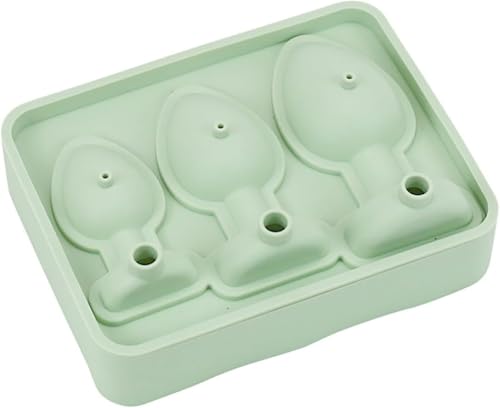 Generisch Silikon Analplug Shaped Eiswürfelform Lustig Backform Neuheit Butt Plug geformt Eiswürfelschale Schokoladenform für Eiswürfel DIY Zubehör von Generisch