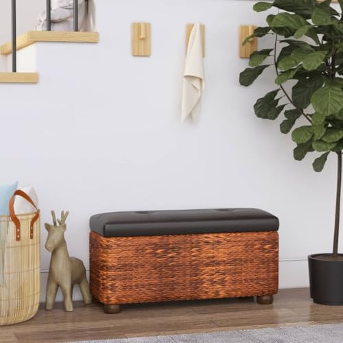Generisch SitzbäNke Mit Stauraum Und Kissen In 2 STK. 69 cm Rohrkolben,Sitzbank,Sitzhocker Mit Stauraum,Sitzbank Flur Wird Im Wohnzimmer, Flur, Schlafzimmer, Arbeitszimmer Usw. Verwendet von Generisch