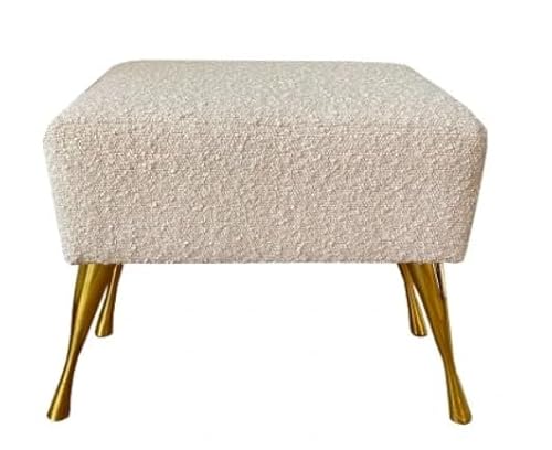 Generisch Sitzpouf Pouf Sitzhocker Fußhocker Sitzsack mit Beinen Wohnzimmer Schlafzimmer (Modell 3) von Generisch