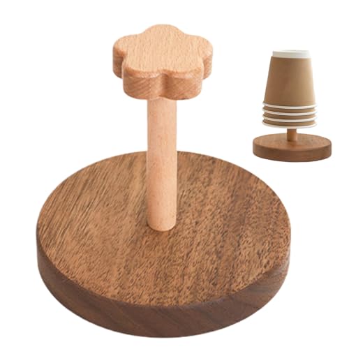 Generisch Stabiler Holz Becherhalter | Holz Becherständer - Küchenregal Organizer Für Tassen Gläser Camping Haushalt Café Bar Generisch Stabiler Holz Becherhalter | Holz Becherständer - Küchenregal Organizer Für Tassen Gläser Camping Haushalt Café Bar von Generisch