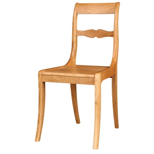 Generisch Stilwohnen Biedermeier Echtholz-Stuhl Holzstuhl aus Eiche | Originaler Nachbau | aufwendige Handarbeit | Schreiner-Möbel Esszimmer-Stuhl Eichenstuhl aus massiver Eiche | Designerstuhl von Generisch