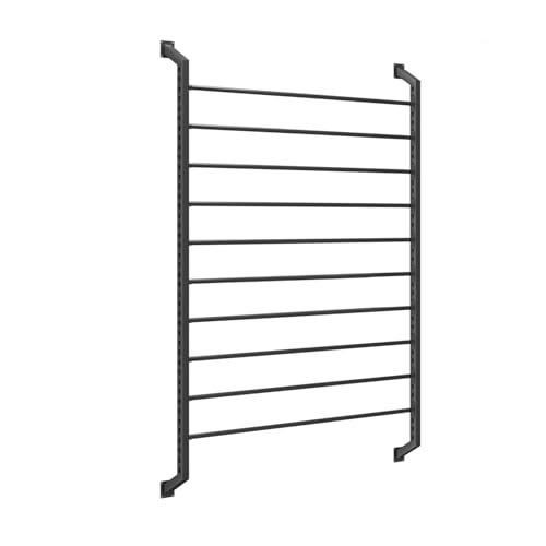 Generisch Stoffrollen-Aufbewahrungsregal, Textilregal Mit Verstellbarer Aufhängestange, Wandhalterung for Vinyl-Wrap-Rollen, for Aufhängen Von 8/10/16/20 Rollen(Can Hang 10 Rolls) von Generisch