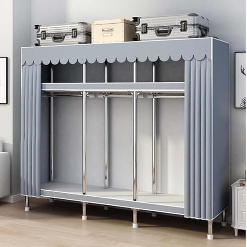 Generisch Stoffschrank mit Kleiderstange Stabil Faltschrank mit Kleiderstange Stoff Kleiderschrank Offener Kleiderschrank Stoffschrank Faltbarer für Schlafzimmer Ankleidezimmer,A,200x45x170cm Generisch Stoffschrank mit Kleiderstange Stabil Faltschrank mit Kleiderstange Stoff Kleiderschrank Offener Kleiderschrank Stoffschrank Faltbarer für Schlafzimmer Ankleidezimmer,A,200x45x170cm von Generisch