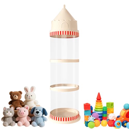 Generisch Stofftier-Aufbewahrungszylinder | Kuscheltier Aufbewahrung Sichtbar | Staubgeschützte Spielzeug Burg Röhre Für Kinderzimmer Wohnzimmer Balkon Generisch Stofftier-Aufbewahrungszylinder | Kuscheltier Aufbewahrung Sichtbar | Staubgeschützte Spielzeug Burg Röhre Für Kinderzimmer Wohnzimmer Balkon von Generisch