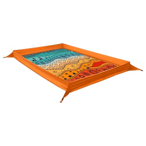 Generisch Stranddecke Sandabweisend,Outdoor Picknick Groß Strandmatte Handtuch - Leichte wasserdichte Decke Für Outdoor Urlaub Pool Familie Damen Herren von Generisch