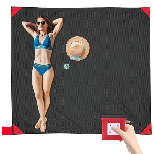 Generisch Stranddecke Sandfrei Mini Tragbarer Taschenstrand Stranddecken 150 * 180cm Stranddecke Wasserdicht für Garten, Strand, Picknick, Reisen Camping Decke Rot Generisch Stranddecke Sandfrei Mini Tragbarer Taschenstrand Stranddecken 150 * 180cm Stranddecke Wasserdicht für Garten, Strand, Picknick, Reisen Camping Decke Rot von Generisch