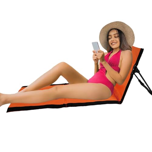 Generisch Strandstuhlmatte - Faltbare Sonnenliegesitz mit Verstellbarer Rückenlehne | Leichtes Faltungsbebeeach Sunlounger | Beaach Lounge Chaiir ideal für Reiseb Pool und Küstenkomfort Generisch Strandstuhlmatte - Faltbare Sonnenliegesitz mit Verstellbarer Rückenlehne | Leichtes Faltungsbebeeach Sunlounger | Beaach Lounge Chaiir ideal für Reiseb Pool und Küstenkomfort von Generisch