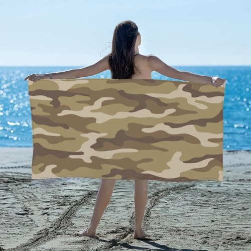 Generisch Strandtuch XXL Camouflage Mikrofaser Handtuch Groß 100x200 cm Strand Badetuch Militärmotiv, Schnelltrocknend und Sandfrei, für Reise, Sauna, Yoga, Camping A-2730 Generisch Strandtuch XXL Camouflage Mikrofaser Handtuch Groß 100x200 cm Strand Badetuch Militärmotiv, Schnelltrocknend und Sandfrei, für Reise, Sauna, Yoga, Camping A-2730 von Generisch