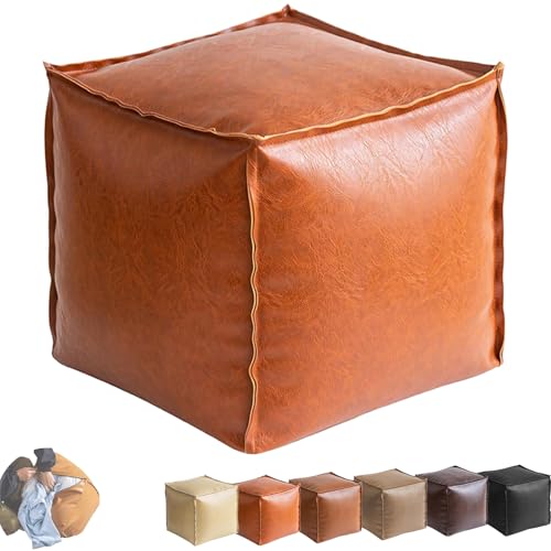 Generisch Stuffable Cushion Bag, 2025 New Cushion Bag Cover, Multi-Functional Storage Ottoman with Removable Washable Fabric (Brown Sugar) von Generisch