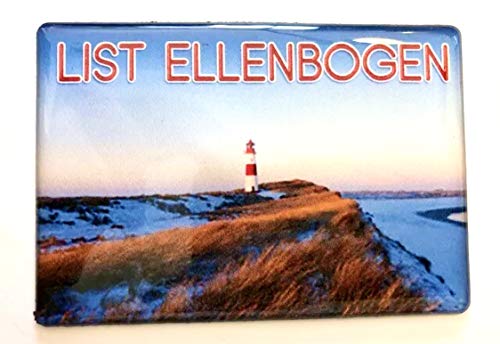 Generisch Sylt Nordseeinsel List Ellenbogen-Souvenir-Kühlschrankmagnet Fridge Magnet 161002Reiseandenken von Generisch