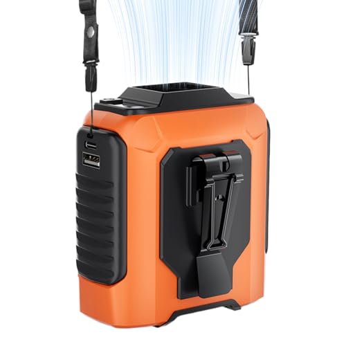 Generisch Taille Ventilator | Persönlicher Klemmventilator Mit Klemmfunktion Für Kleidung Wiederaufladbar | Starker Luftstrom Multifunktional Für Wandern Spazieren Rucksacktouren Klettern Generisch Taille Ventilator | Persönlicher Klemmventilator Mit Klemmfunktion Für Kleidung Wiederaufladbar | Starker Luftstrom Multifunktional Für Wandern Spazieren Rucksacktouren Klettern von Generisch
