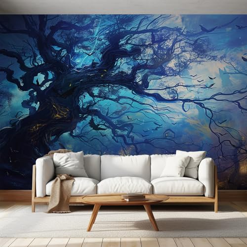 Generisch Tapete Fantasy Baum Wohnzimmer Schlafzimmer, Fototapete Fee Baum Wand Deko, Wallpaper, Wandtapete, Mustertapete, Vliestapete, 450 x 315 cm &ZC1 Generisch Tapete Fantasy Baum Wohnzimmer Schlafzimmer, Fototapete Fee Baum Wand Deko, Wallpaper, Wandtapete, Mustertapete, Vliestapete, 450 x 315 cm &ZC1 von Generisch