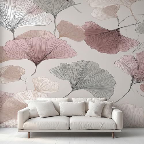 Generisch Tapete Ginkgo Blätter Fototapete Schlafzimmer Vliestapete Tapete Vintage Blatt Abstrakt Pflanze Wallpaper Wandtapete Mustertapete Tapeten Wohnzimmer, 350 x 256 cm DD&CUQ Generisch Tapete Ginkgo Blätter Fototapete Schlafzimmer Vliestapete Tapete Vintage Blatt Abstrakt Pflanze Wallpaper Wandtapete Mustertapete Tapeten Wohnzimmer, 350 x 256 cm DD&CUQ von Generisch