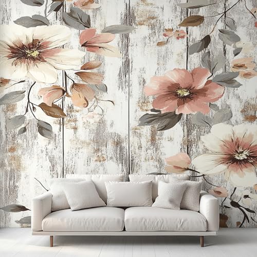 Generisch Tapete Holzoptik Fototapete Schlafzimmer Vliestapete Tapete Holz Optik Vintage Blume Wallpaper Wandtapete Mustertapete Tapeten Wohnzimmer, 350 x 256 cm 1&XF Generisch Tapete Holzoptik Fototapete Schlafzimmer Vliestapete Tapete Holz Optik Vintage Blume Wallpaper Wandtapete Mustertapete Tapeten Wohnzimmer, 350 x 256 cm 1&XF von Generisch